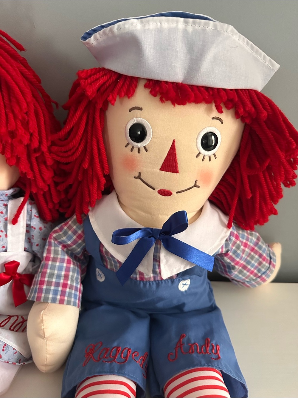 AURORA - Raggedy Ann & Raggedy Andy Dolls - Rag Dolls, Plush, 25" Tall - Picture 3 of 8